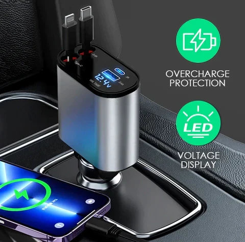 4 in 1 Retractable Charger